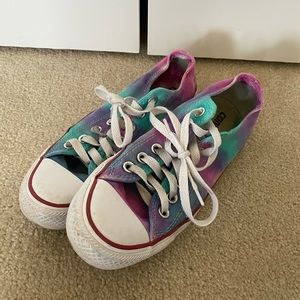 Tie dye Converse sneakers